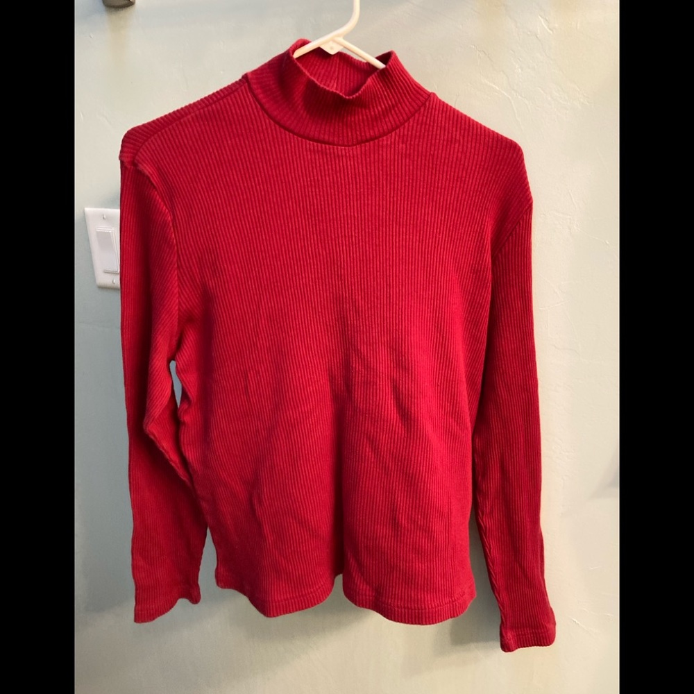 Annex by Casual Corner Red Mock Turtleneck-excellent condition!